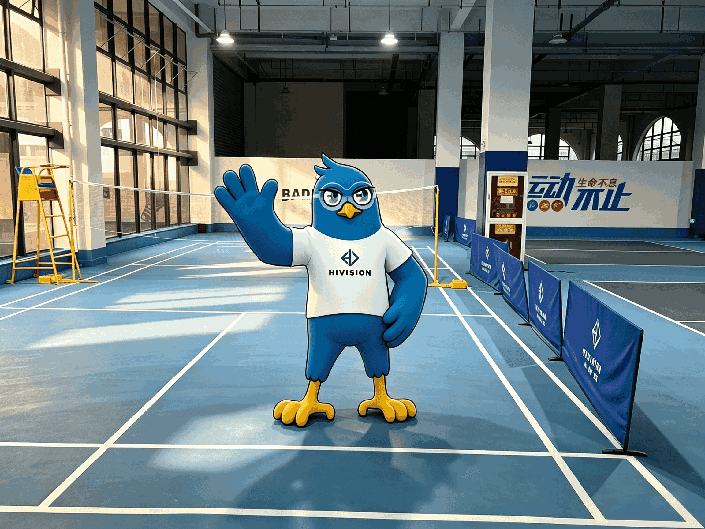 Roaming through HIVISION with our mascot Chengcheng