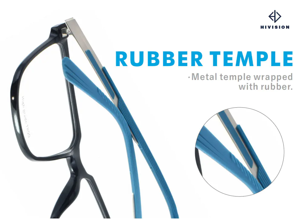 Dark Blue Tr90 Glasses Frame