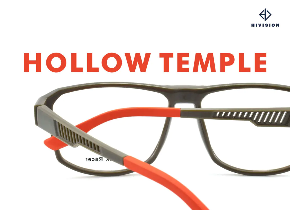 Sporty Tr Frame With Hollow Temple